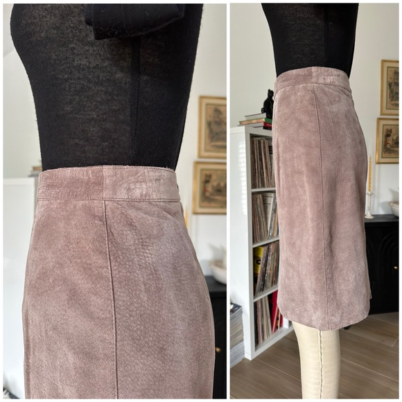 Vintage 80’s Suede Skirt - Picture 6 of 16